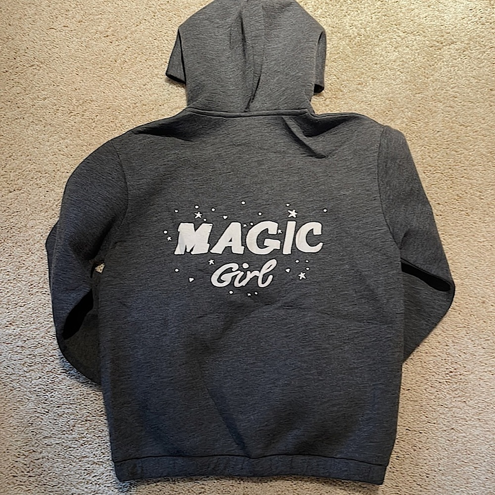 Zara Girls Thick Gray Hoodie/Jacket.